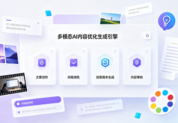 双清区AI智能内容优化创新 多模态生成技术丰富数字内容创作生态